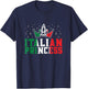 Italian Princess Flag of Italy Travel Italy T-Shirt - T-Shirt | Navy