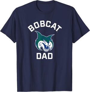 Georgia College GCSU Bobcats Arched Dad T-Shirt - T-Shirt | Navy