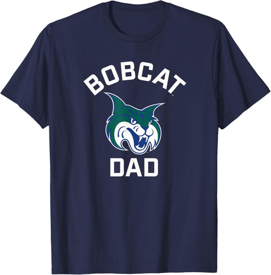 Georgia College GCSU Bobcats Arched Dad T-Shirt - T-Shirt | Navy