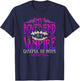 My Boyfriend Is a Vampire - Funny Halloween Design T-Shirt - T-Shirt | Navy