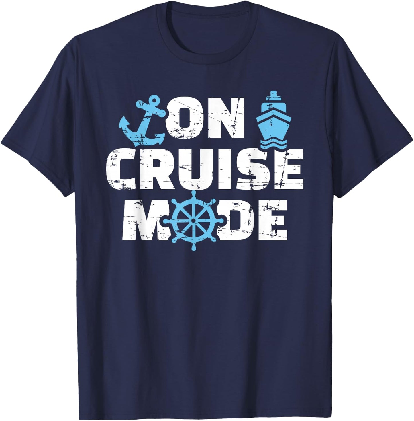 On Cruise Mode T-Shirt - T-Shirt | Navy