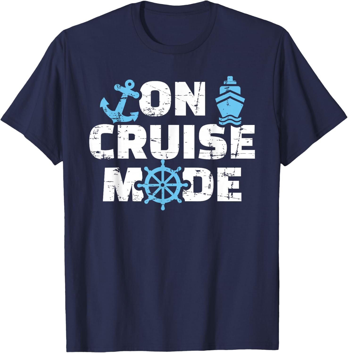 On Cruise Mode T-Shirt - T-Shirt | Navy