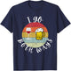 I Go Both Ways Wine Beer Drinking Alcohol Funny T-Shirt - T-Shirt | Navy