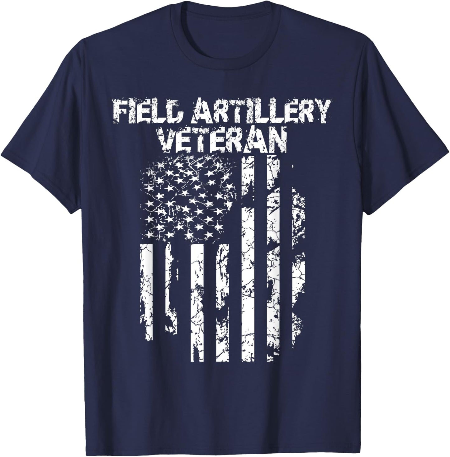 Field Artillery Veteran T-Shirt - T-Shirt | Navy