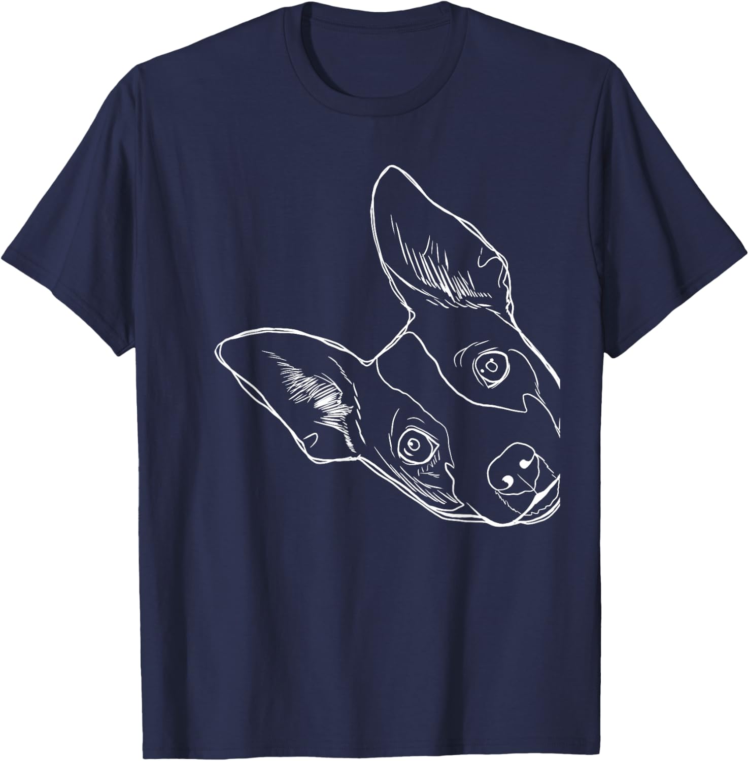 Funny Dog Rat Terrier T-Shirt - T-Shirt | Navy