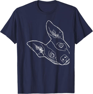 Funny Dog Rat Terrier T-Shirt - T-Shirt | Navy