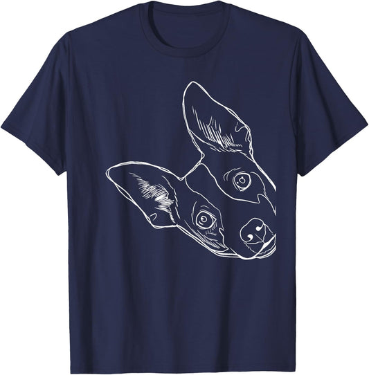 Funny Dog Rat Terrier T-Shirt - T-Shirt | Navy