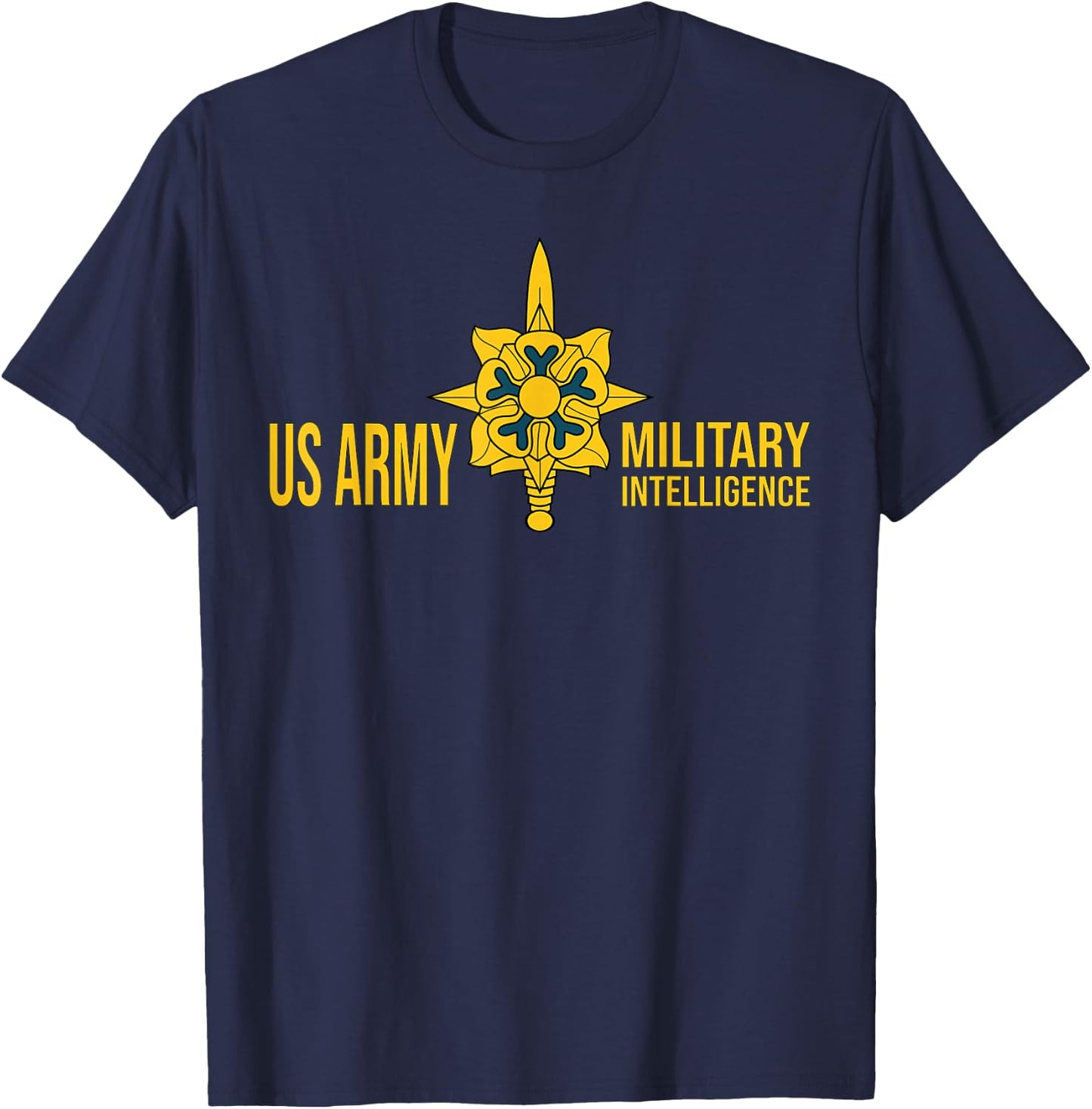 Army Military Intelligence Corps US USA T-Shirt - T-Shirt | Navy