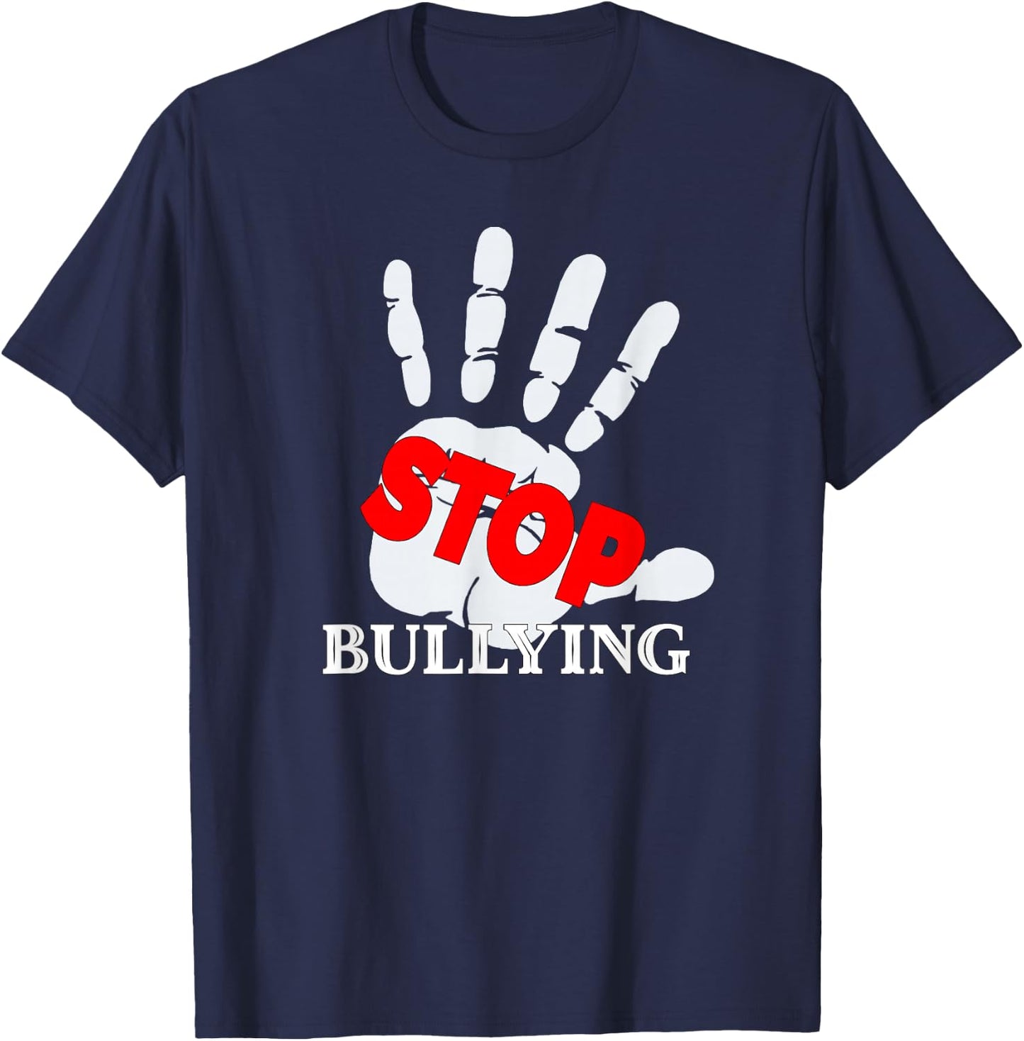 Stop Bullying Anti Bullying Pink Day Unity Day T-Shirt - T-Shirt | Navy