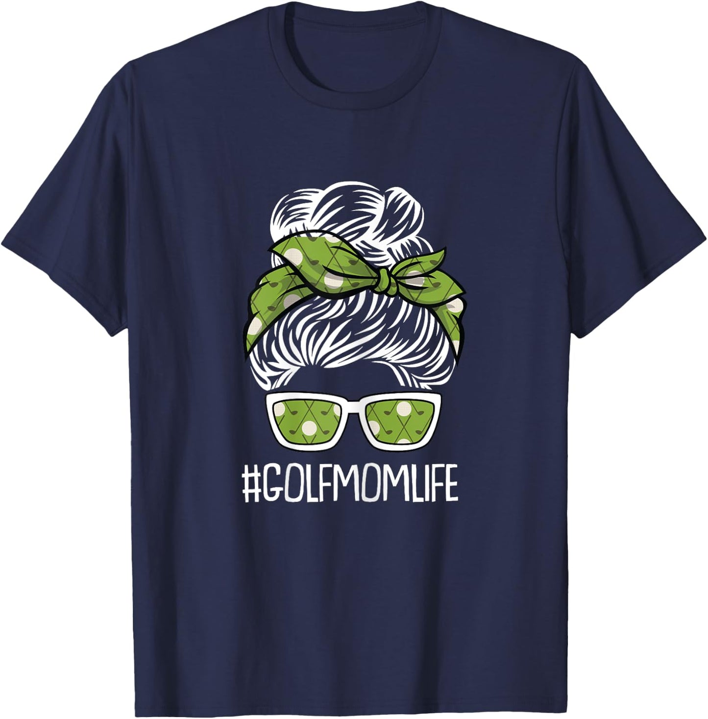 Golf Mom Life Mothers-Day Golf-er Sport Lover Mama Mommy T-Shirt - T-Shirt | Navy