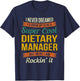 Dietary Manager Gifts - Funny Appreciation T-Shirt - T-Shirt | Navy