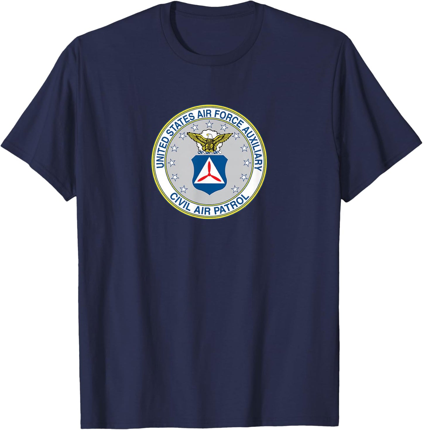 Best Civil Air Patrol Gifts Circle Air Force Auxiliary USAF T-Shirt - T-Shirt | Navy