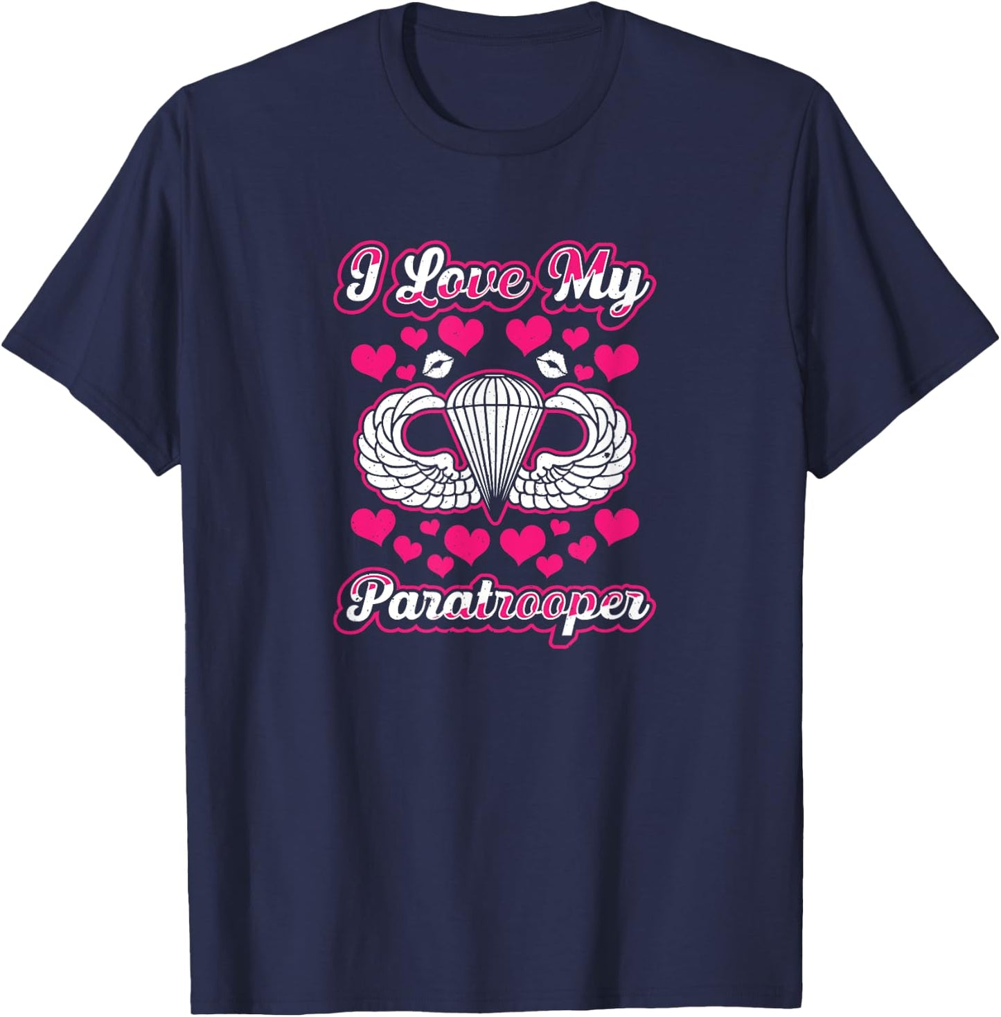 82nd Airborne Shirts Paratrooper Wife Girlfriend T-Shirt - T-Shirt | Navy