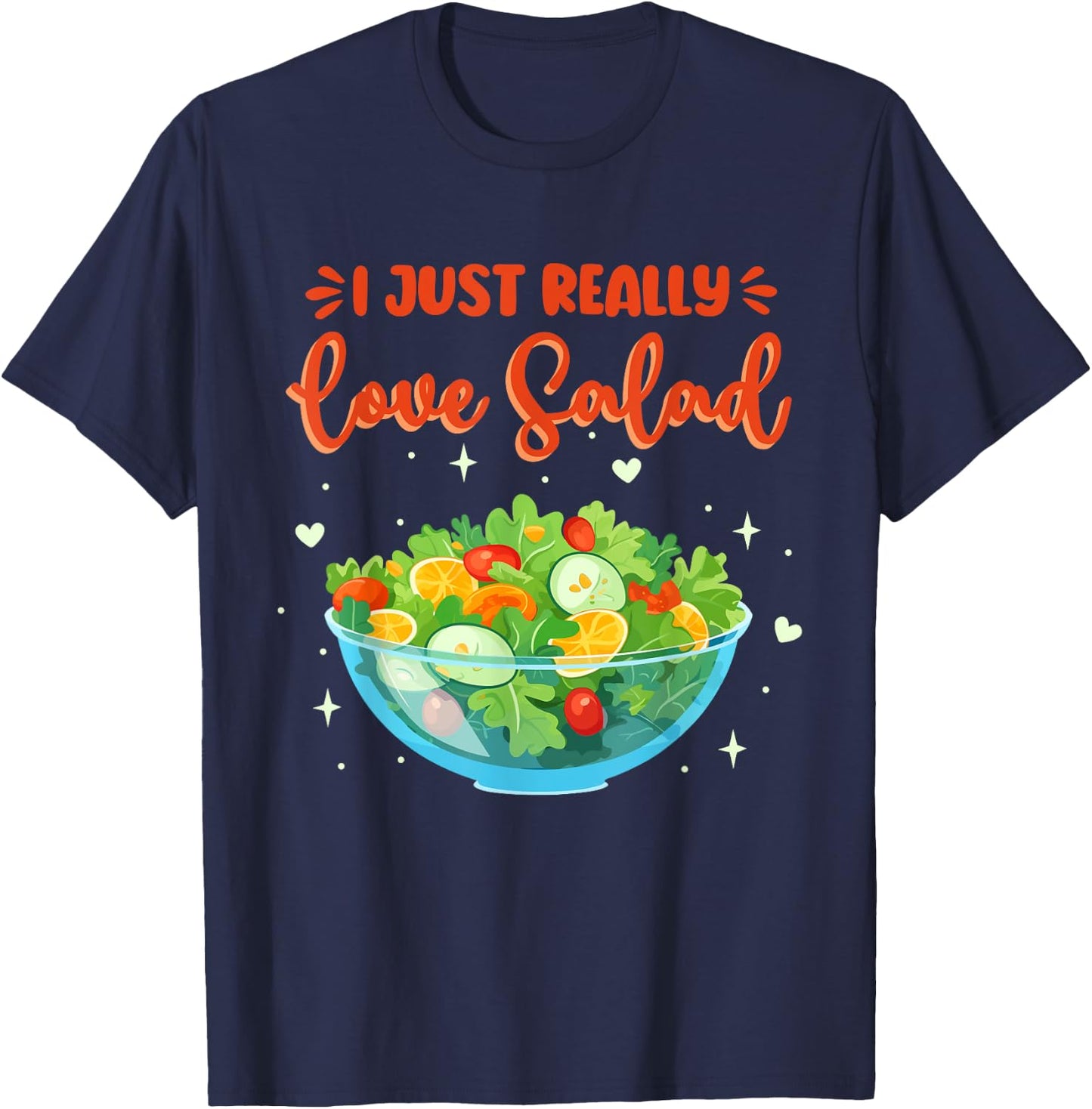Salad Humor Salad Lover Healthy Food T-Shirt - T-Shirt | Navy