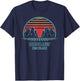 Capitol Reef National Park Retro Hiking Vintage 80s Style T-Shirt - T-Shirt | Navy