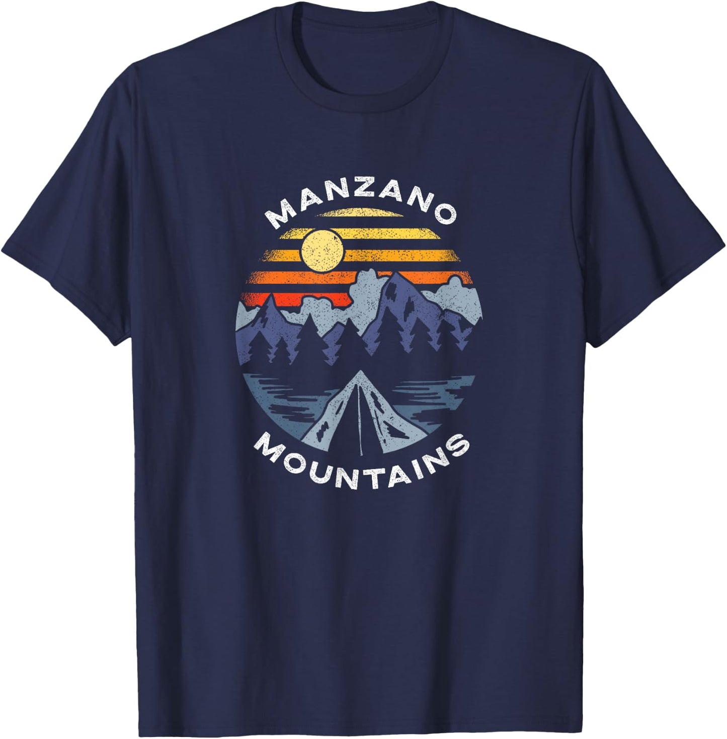 Manzano Mountains State Park New Mexico Camping Vacation T-Shirt - T-Shirt | Navy