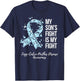 My Son’s Fight Legg Calve Perthes Disease Awareness T-Shirt - T-Shirt | Navy