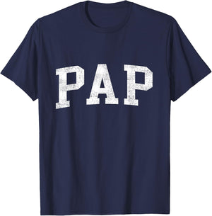 Pap Classic Bold Font Pap Birthday Gift T-Shirt - T-Shirt | Navy