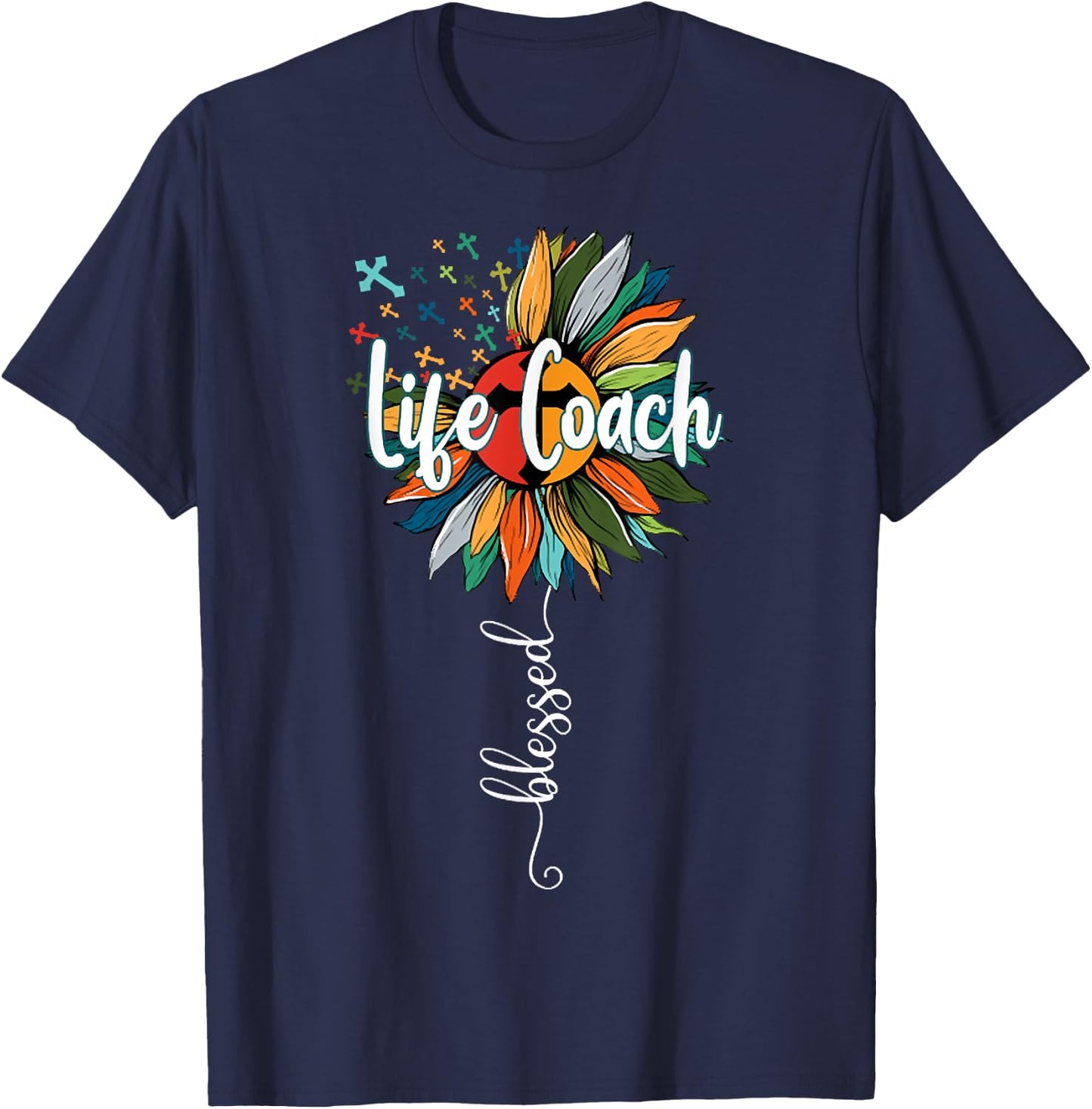 Life Coach Mentor Life Coaching Girls Funny T-Shirt - T-Shirt | Navy