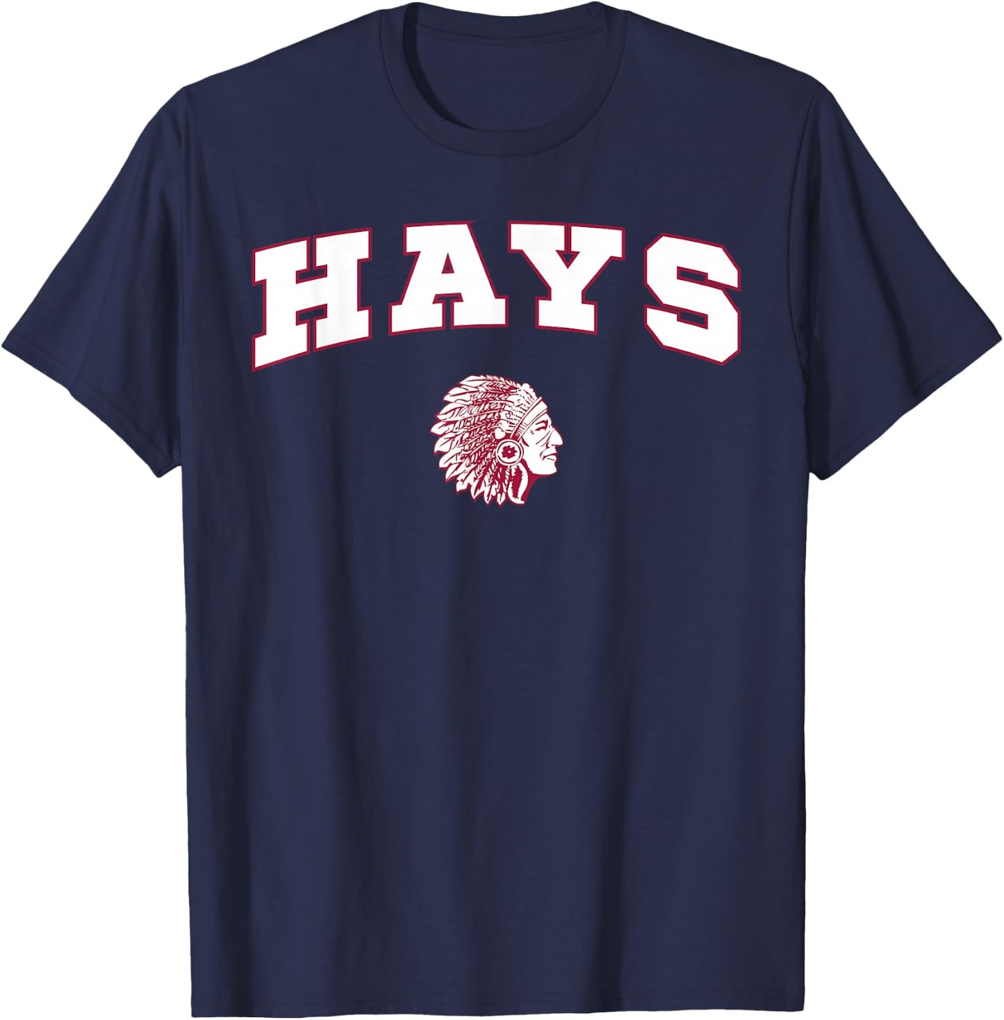 Hays High School Indians T-Shirt - T-Shirt | Navy