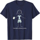 Funny women's tambourine, girls' musician gifts T-Shirt - T-Shirt | Navy
