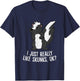 Funny Skunks I Just Really Like Skunks T-Shirt - T-Shirt | Navy