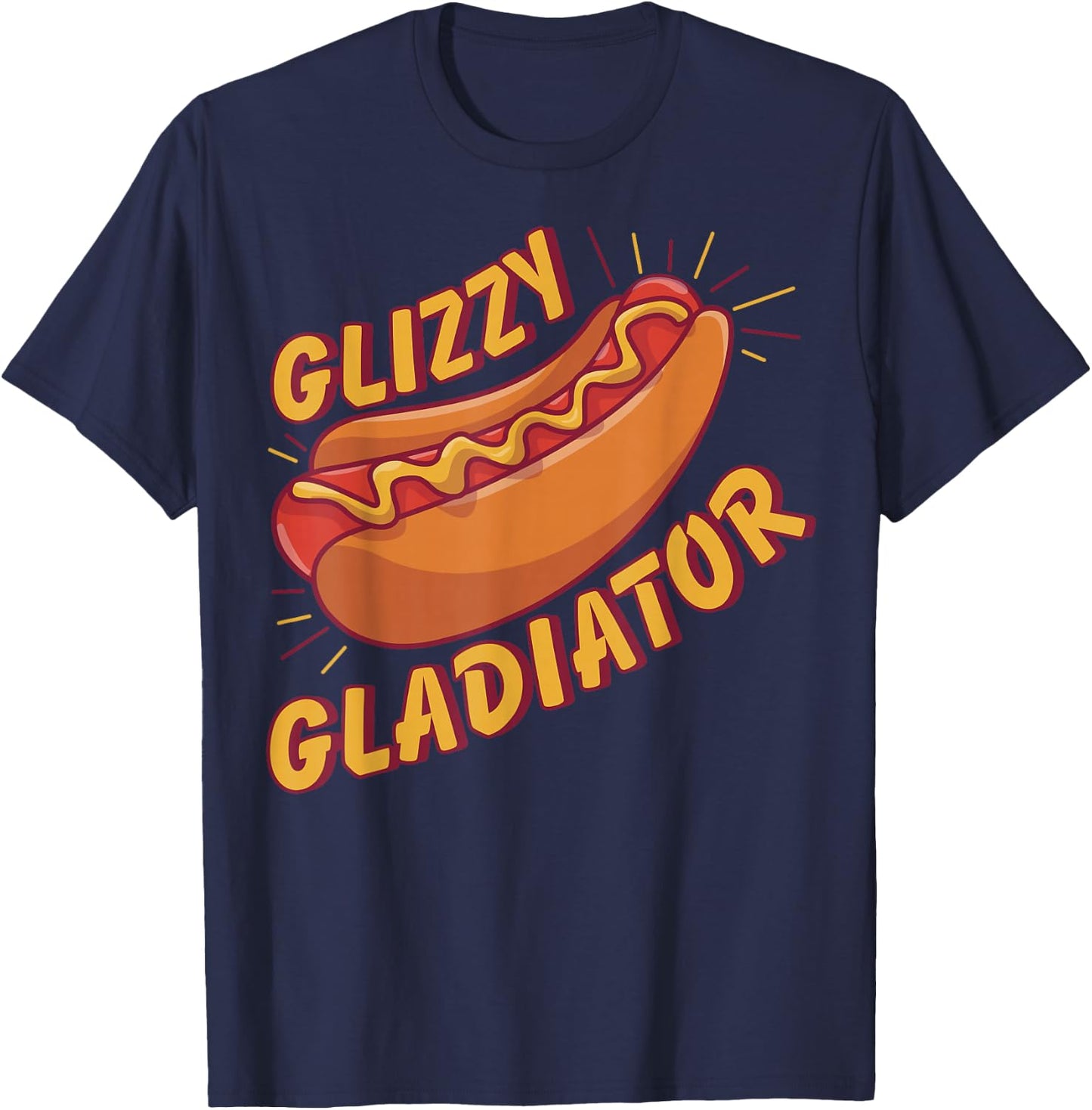 Glizzy Gladiator T-Shirt - T-Shirt | Navy