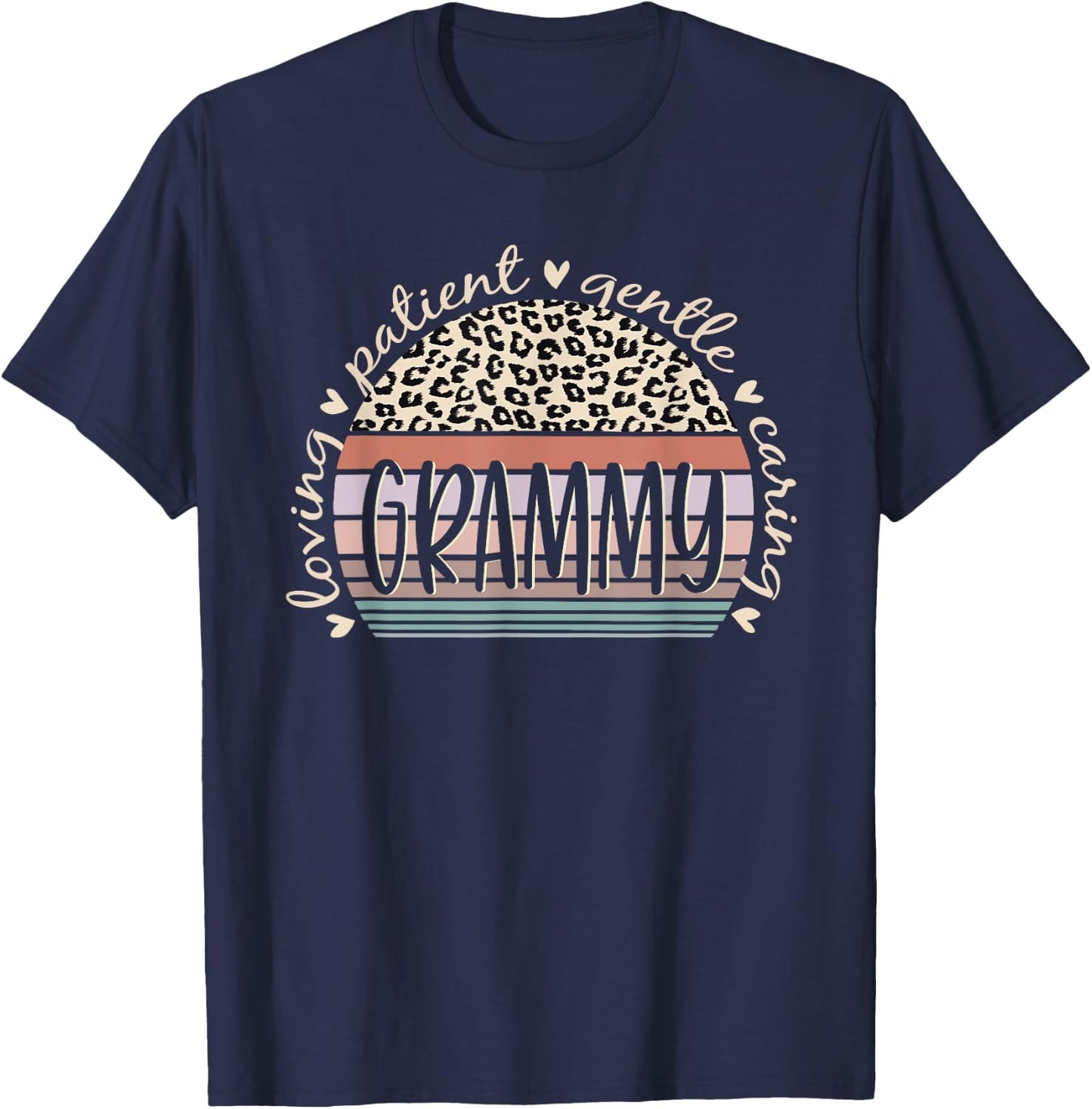 Grammy Loving Patient Gentle Caring Grammy Mother's Day T-Shirt - T-Shirt | Navy