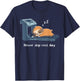 Sloth Never Skip Rest Day Funny Sloth Exercise Sleep T-Shirt - T-Shirt | Navy