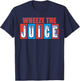 WHEEZE THE JUICE Funny design T-Shirt - T-Shirt | Navy