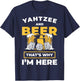 Yahtzee And Beer Dice Game Night T-Shirt - T-Shirt | Navy