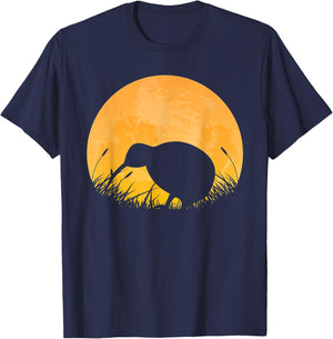 Kiwi Easy Halloween Outfit Bird Animal Moon Costume Gift T-Shirt - T-Shirt | Navy