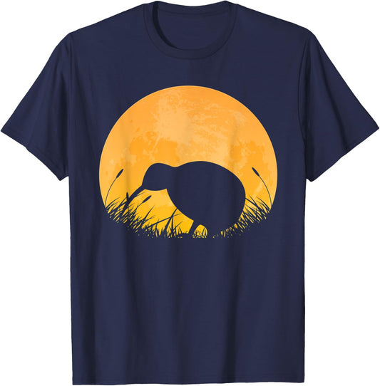 Kiwi Easy Halloween Outfit Bird Animal Moon Costume Gift T-Shirt - T-Shirt | Navy