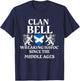 Bell Clan Scottish Family Kilt Tartan Lion Name T-Shirt - T-Shirt | Navy