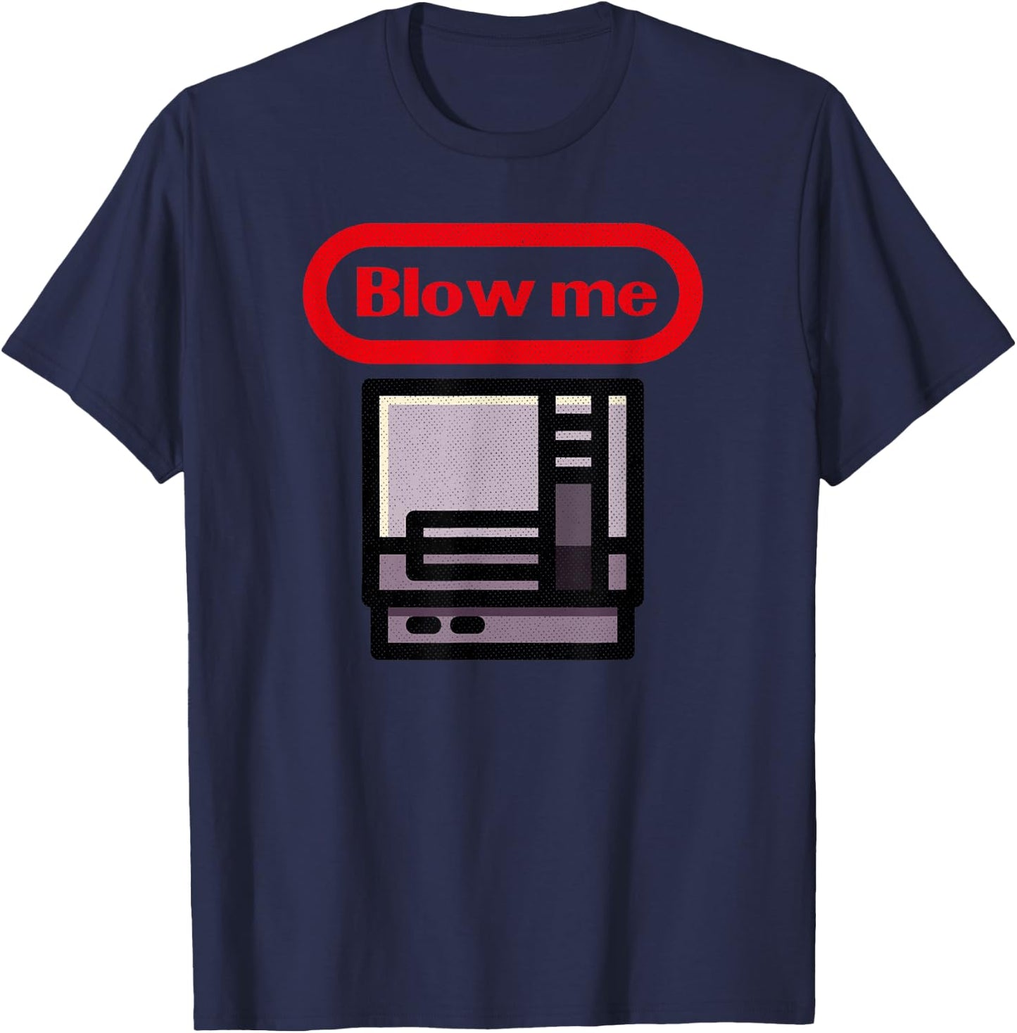 80s Retro Video Game Vintage Old School Gamer T-Shirt - T-Shirt | Navy