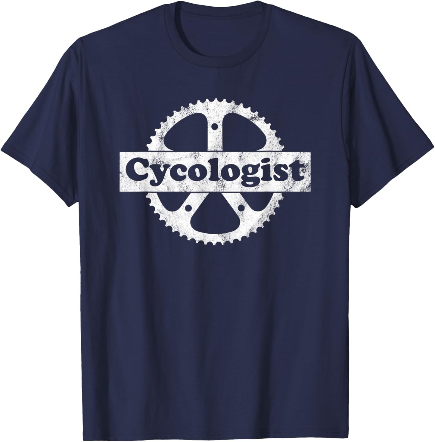 Cycologist Biking or Cycling Gift T-Shirt - T-Shirt | Navy