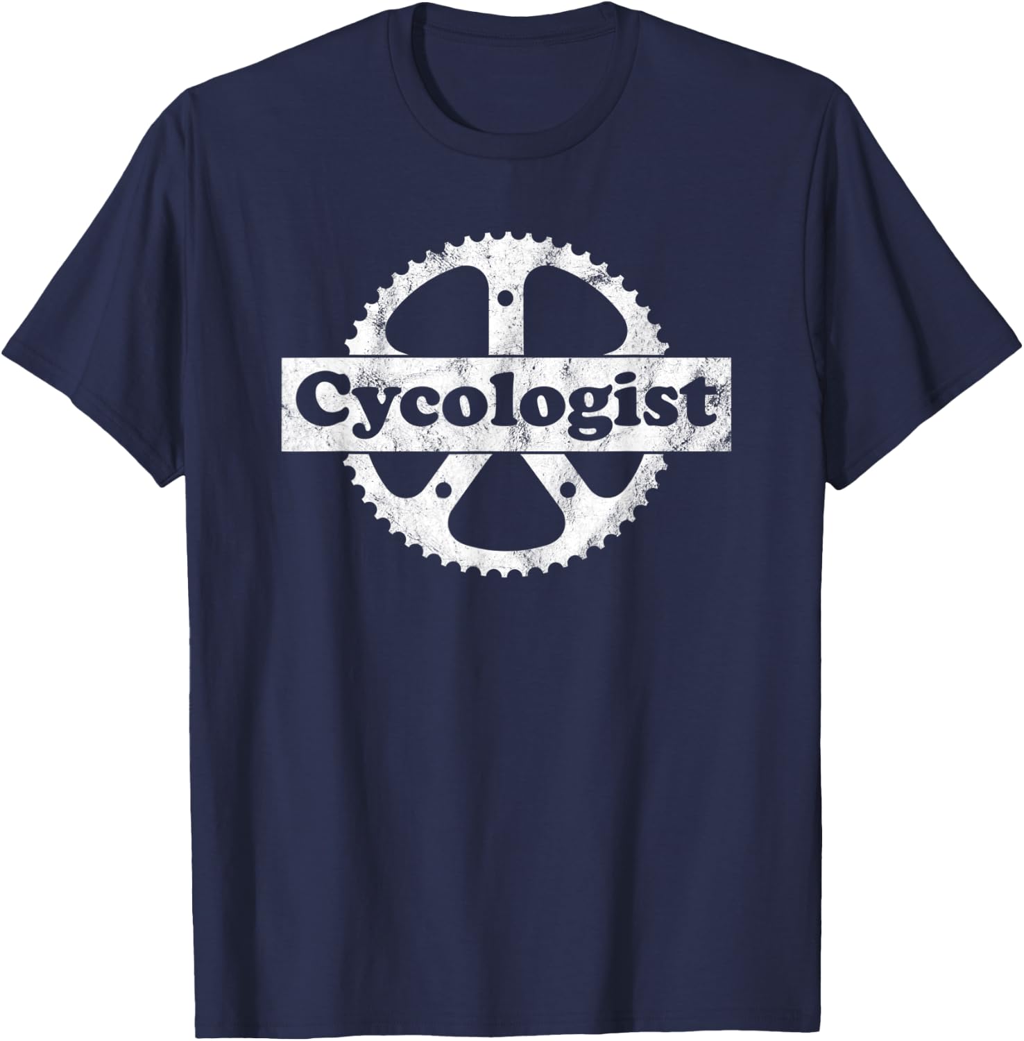 Cycologist Biking or Cycling Gift T-Shirt - T-Shirt | Navy