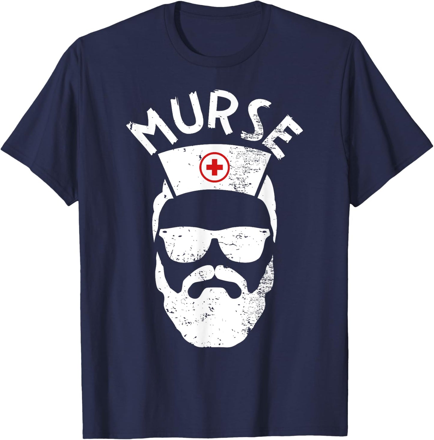 Murse Nurse Man Funny design Gift Male Nurse T-Shirt - T-Shirt | Navy