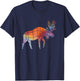 Animal World Moose Lover Wildlife Cute Gift T-Shirt - T-Shirt | Navy