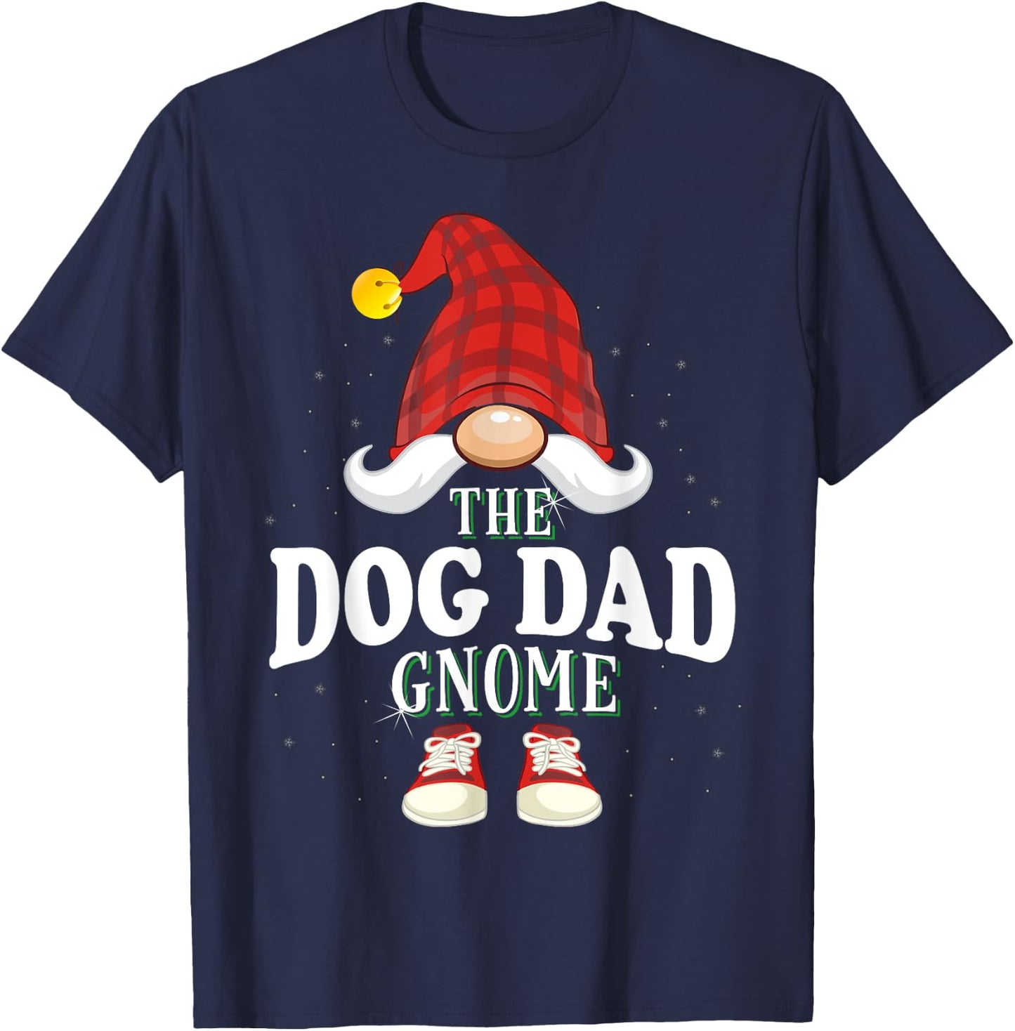 The Dog Dad Gnome Family Christmas Pajama T-Shirt - T-Shirt | Navy