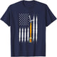 Patriotic US Flag American Brewery Craft Beer T-Shirt - T-Shirt | Navy