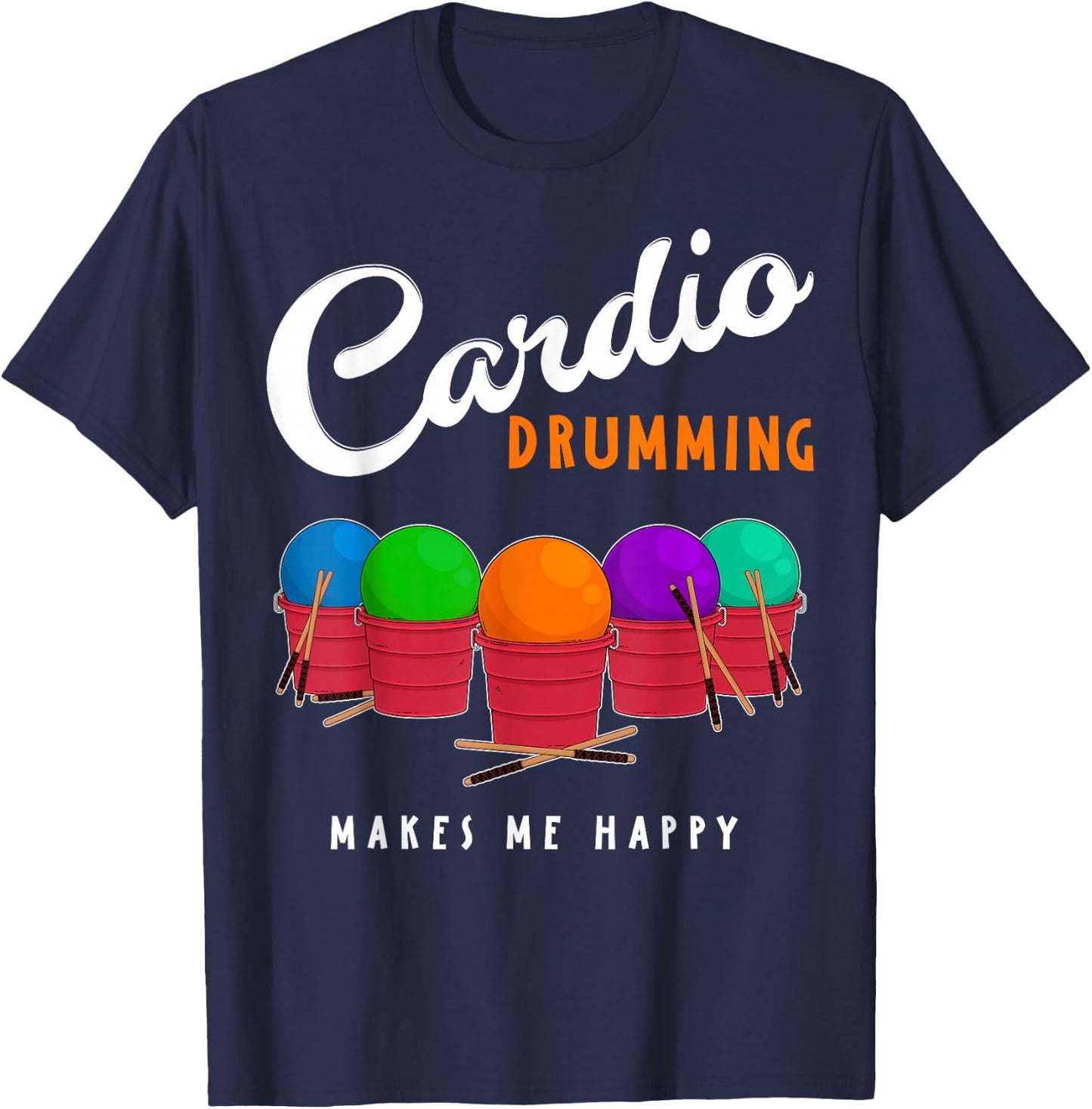Cardio Drumming Squad Group T-Shirt - T-Shirt | Navy
