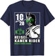 Kamen Rider Decade Heisei Rider Anniversary - Black, Small, , Modern, Casual, Short Sleeve, , Pull On, Imported, Adult, Men, Youth, Anime, Themed, Anniversary Design T-Shirt - T-Shirt | Navy