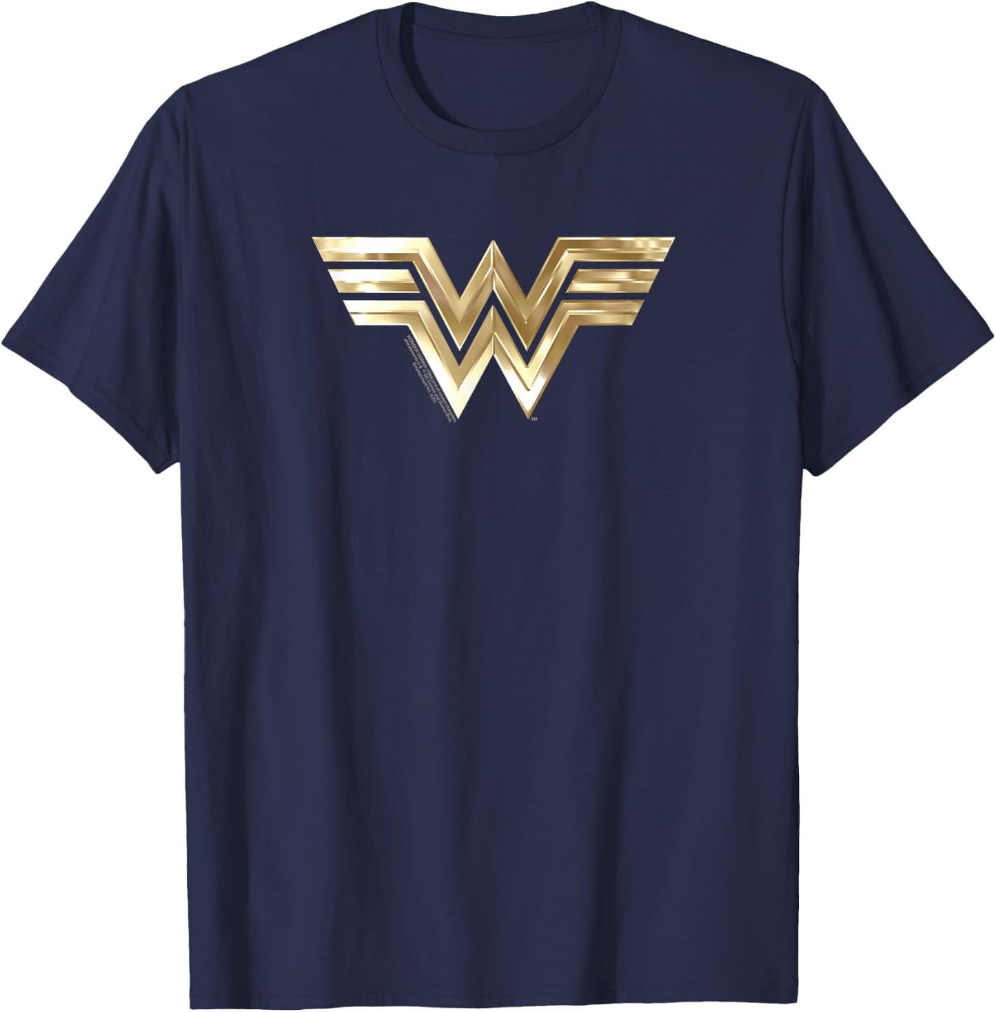 Wonder Woman 1984 Golden Logo T-Shirt - T-Shirt | Navy