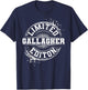 GALLAGHER Funny Surname Family Tree Birthday Reunion Gift T-Shirt - T-Shirt | Navy