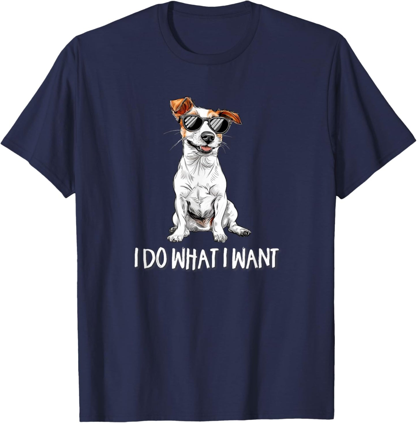 Kids JRT Dog Lover Do What I Want Jack Russell T-Shirt - T-Shirt | Navy