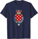 McCullough Coat of Arms - Family Crest T-Shirt - T-Shirt | Navy