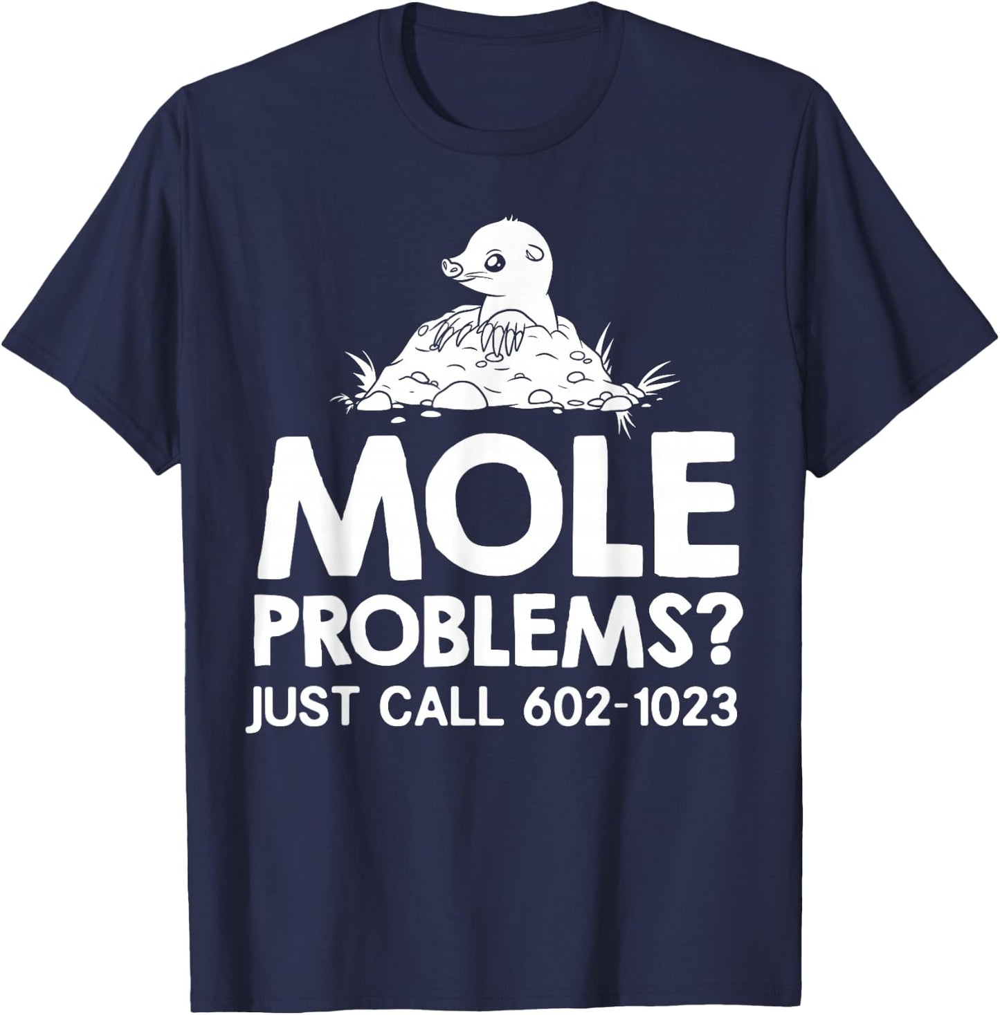 Mole Day Chemistry Gift Hunter Chemist T-Shirt - T-Shirt | Navy
