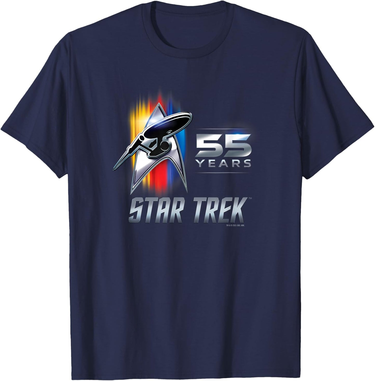 Star Trek 55th Anniversary T-Shirt - T-Shirt | Navy