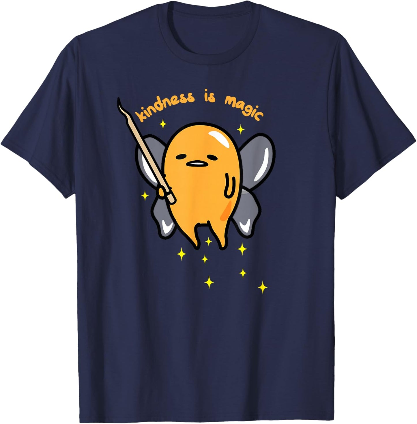 Gudetama Fairy Kindness is Magic T-Shirt - T-Shirt | Navy